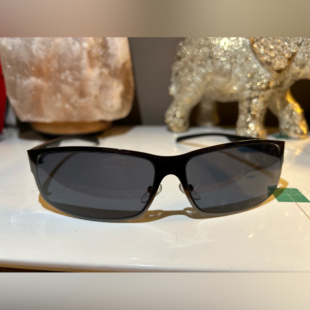 Euc Black Gray Rectangular Sunglasses